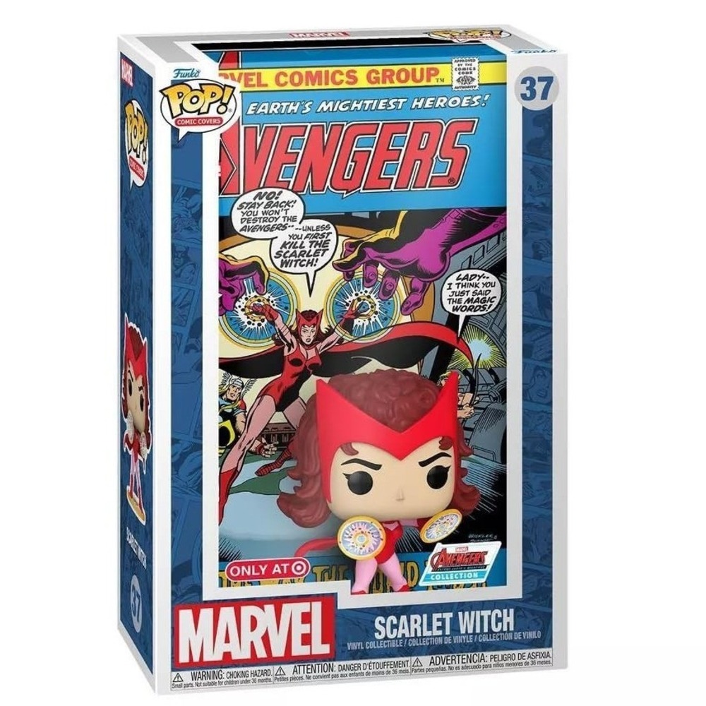 Funko Pop Comic Covers Marvel Scarlet Witch Target Exclusive 37 Avengers 104 New